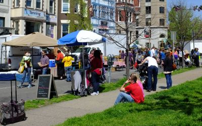 Famous Dupont Circle Farmers' Market near The Normandy Hotel in Washington DC